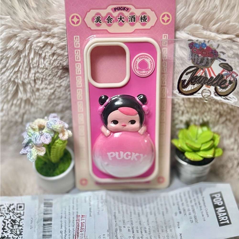 Pop Mart PUCKY (The Feast Series-Phone Case) For iPhone 15 Pro max